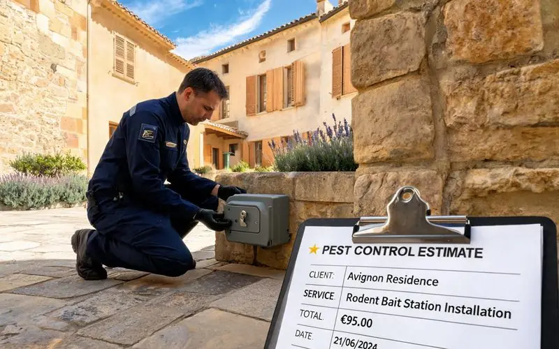 Prix d'une dératisation à Avignon en 2026 — technicien et devis détaillé
